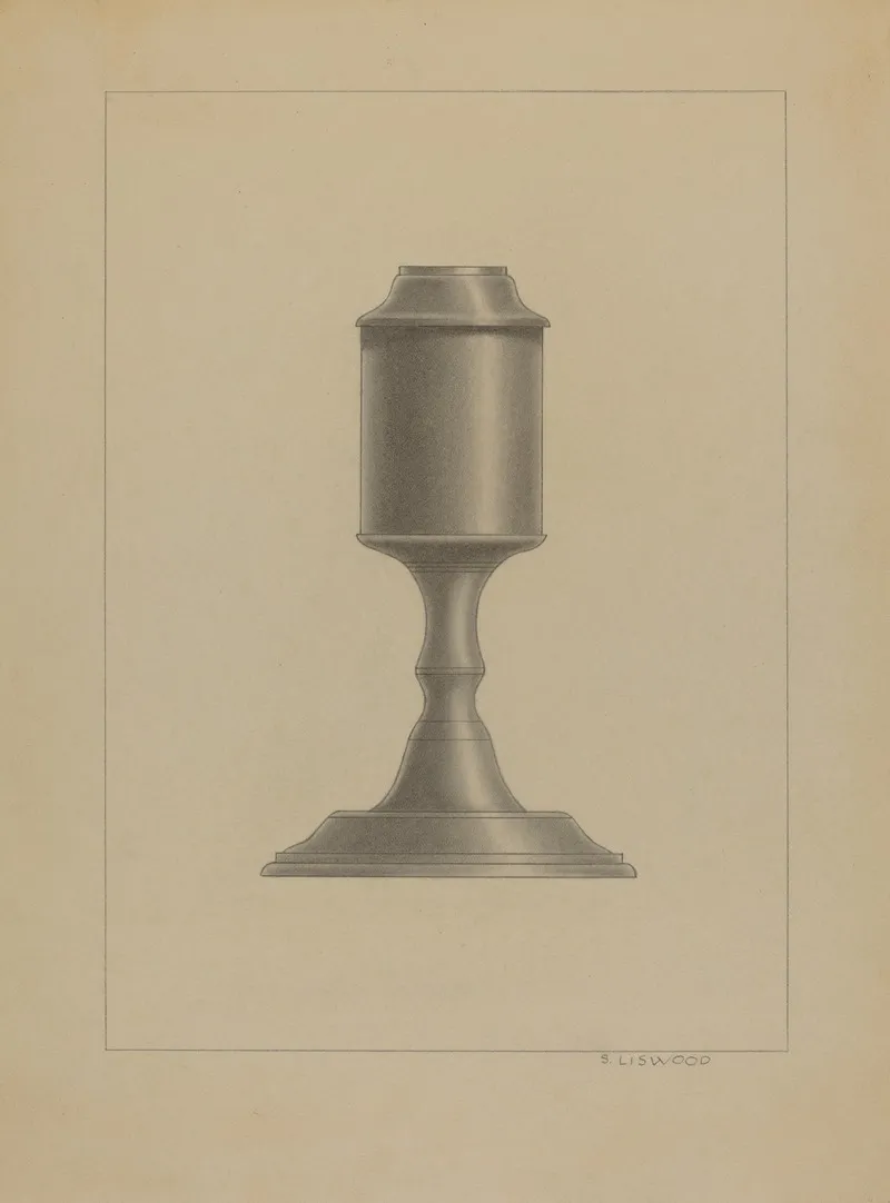 Lamp 128 by Sidney Liswood - Canvas Print