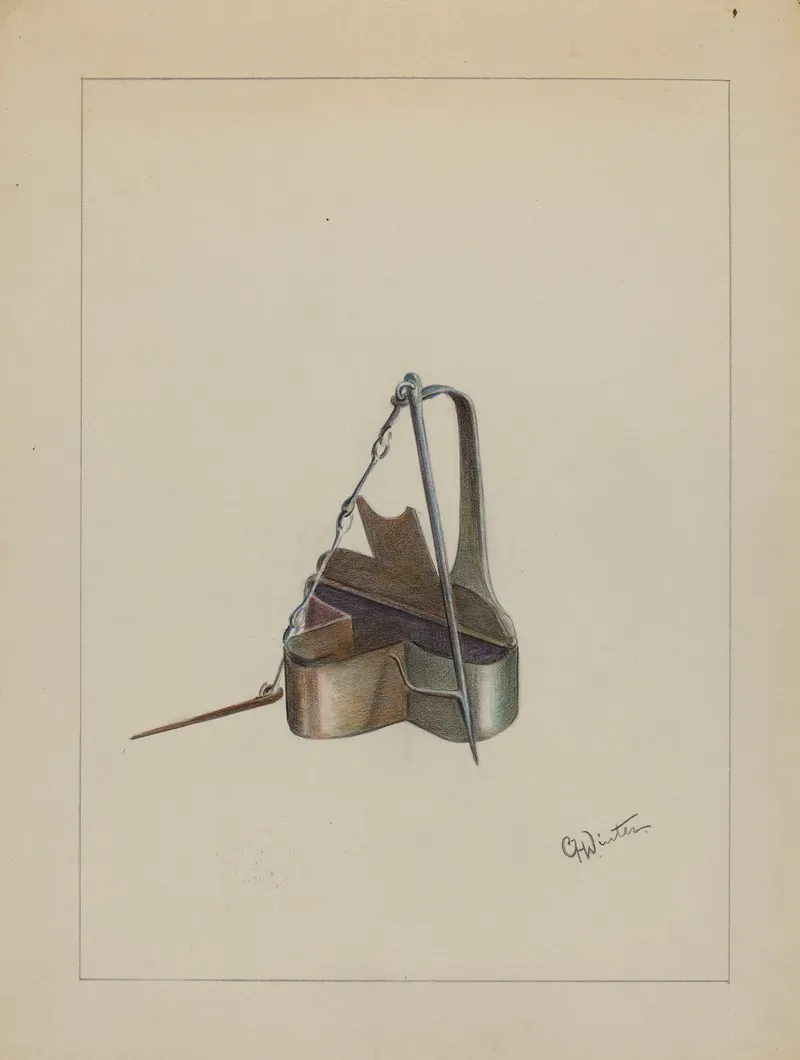 Lamp 32 by Charlotte Winter - Canvas Print