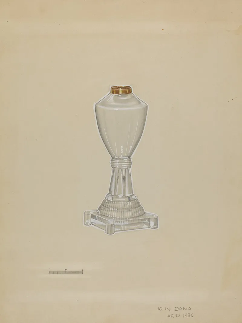 Lamp 82 by John Dana - Canvas Print