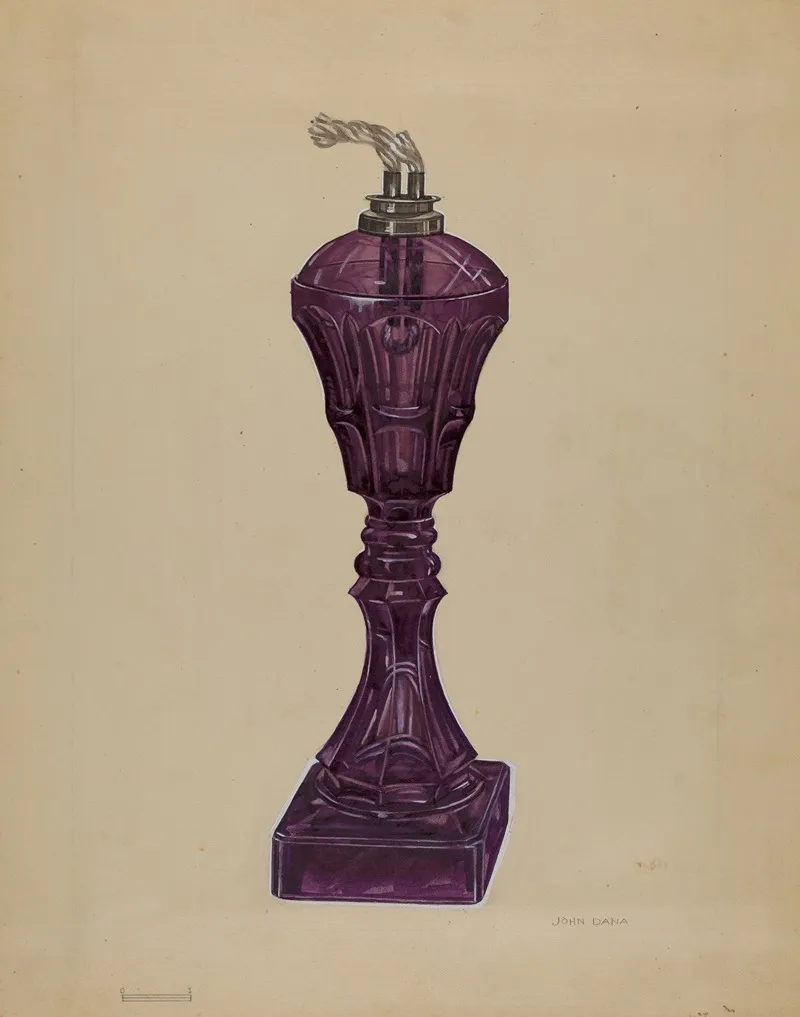 Lamp 85 by John Dana - Canvas Print