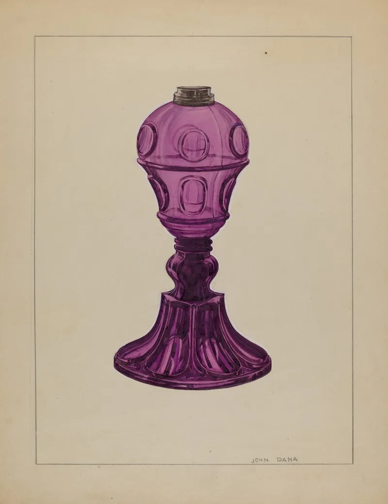 Lamp 86 by John Dana - Canvas Print