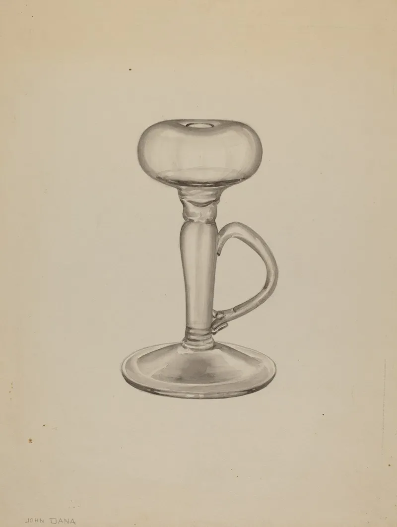 Lamp 87 by John Dana - Canvas Print