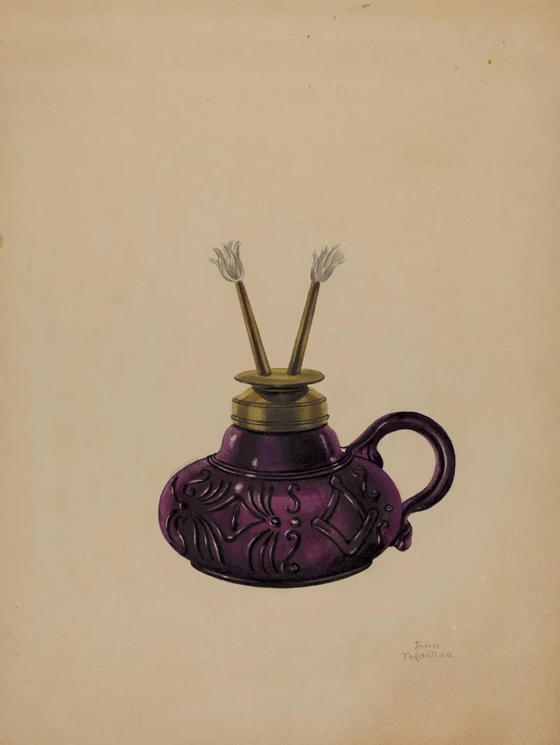 Lamp 93 by John Tarantino - Canvas Print