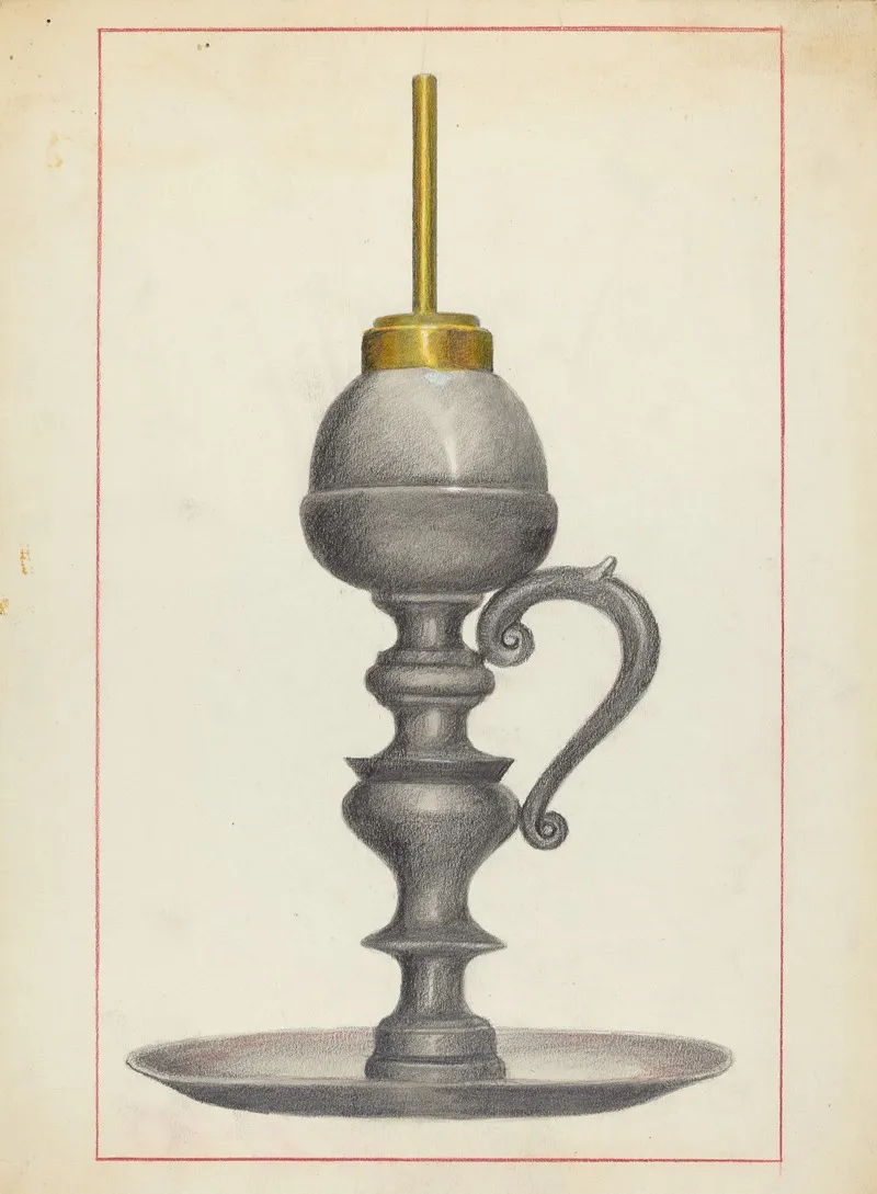 Lamp 97 by Joseph Leboit - Canvas Print