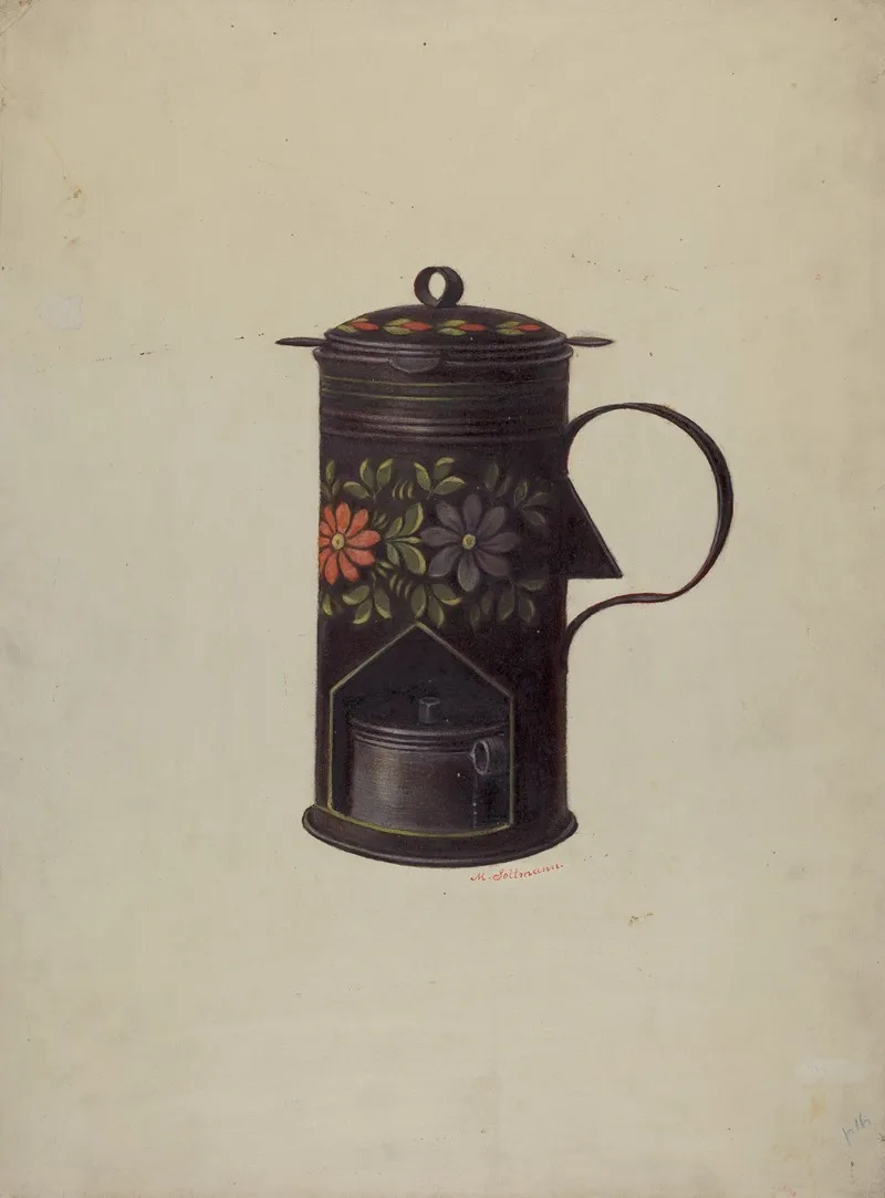 Lamp And Water Heater by Max Soltmann - Canvas Print