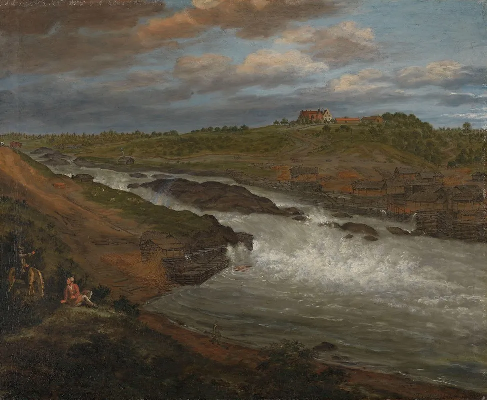 Landscape 136 by Jacob Coning - Canvas Print