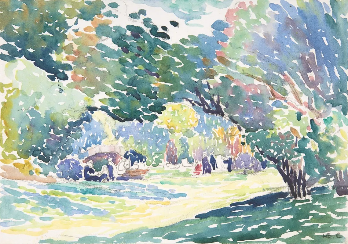 Landscape 142 by Henri-Edmond Cross - Canvas Print