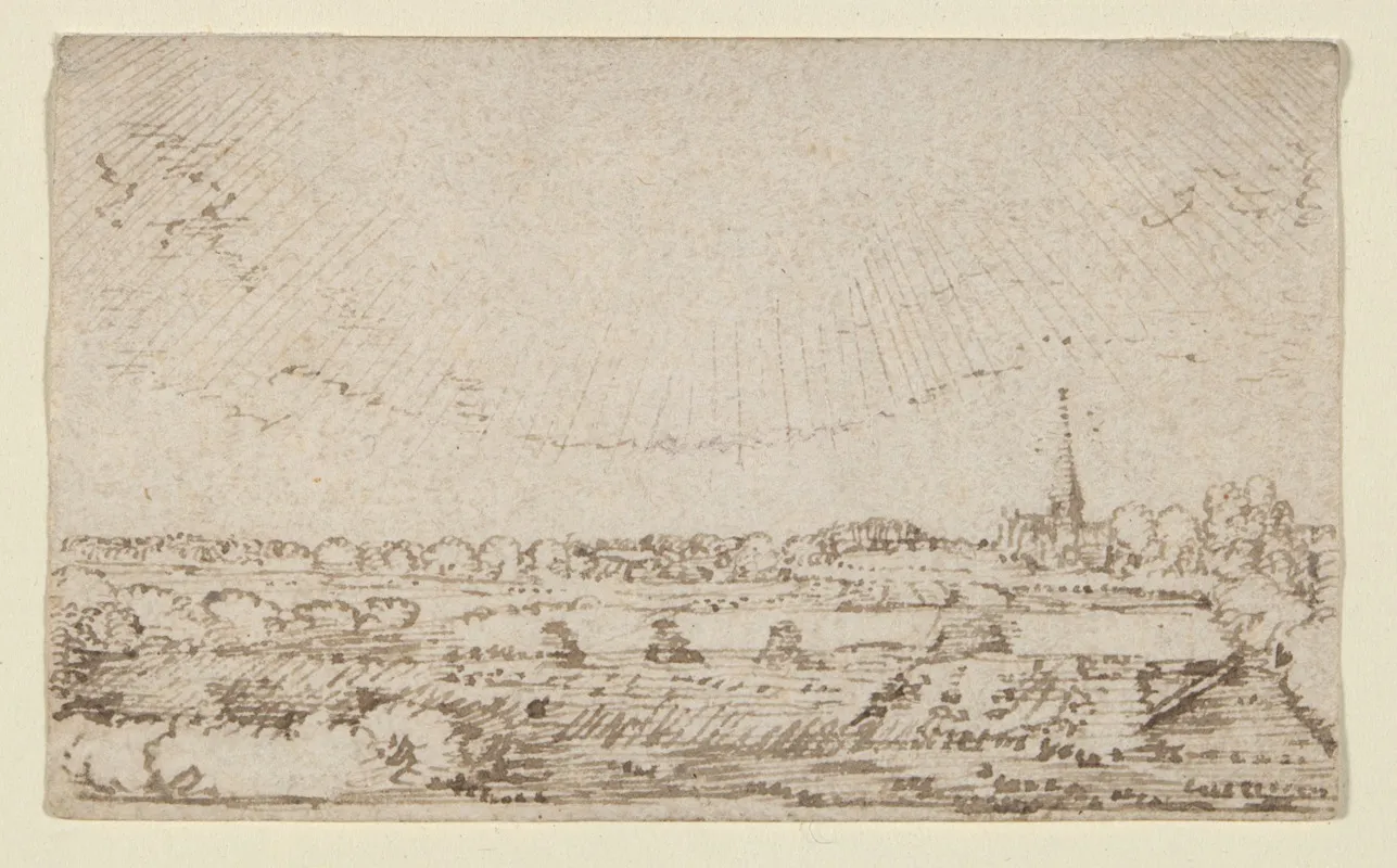 Landscape 195 by Herman Saftleven - Canvas Print