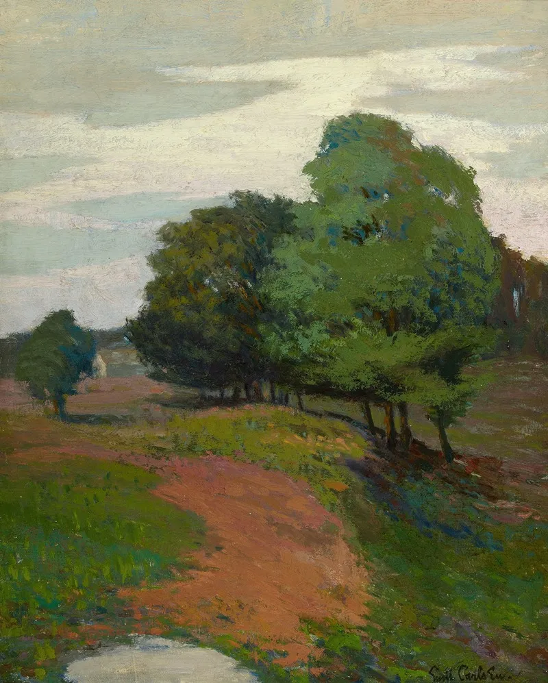 Landscape 214 by Emil Carlsen - Canvas Print