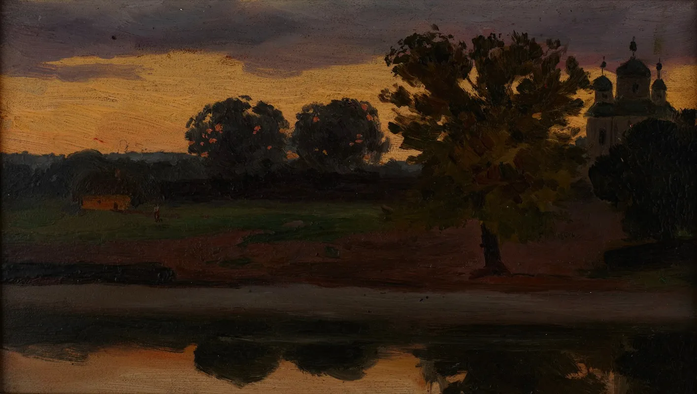 Landscape 221 by Jan Stanisławski - Canvas Print