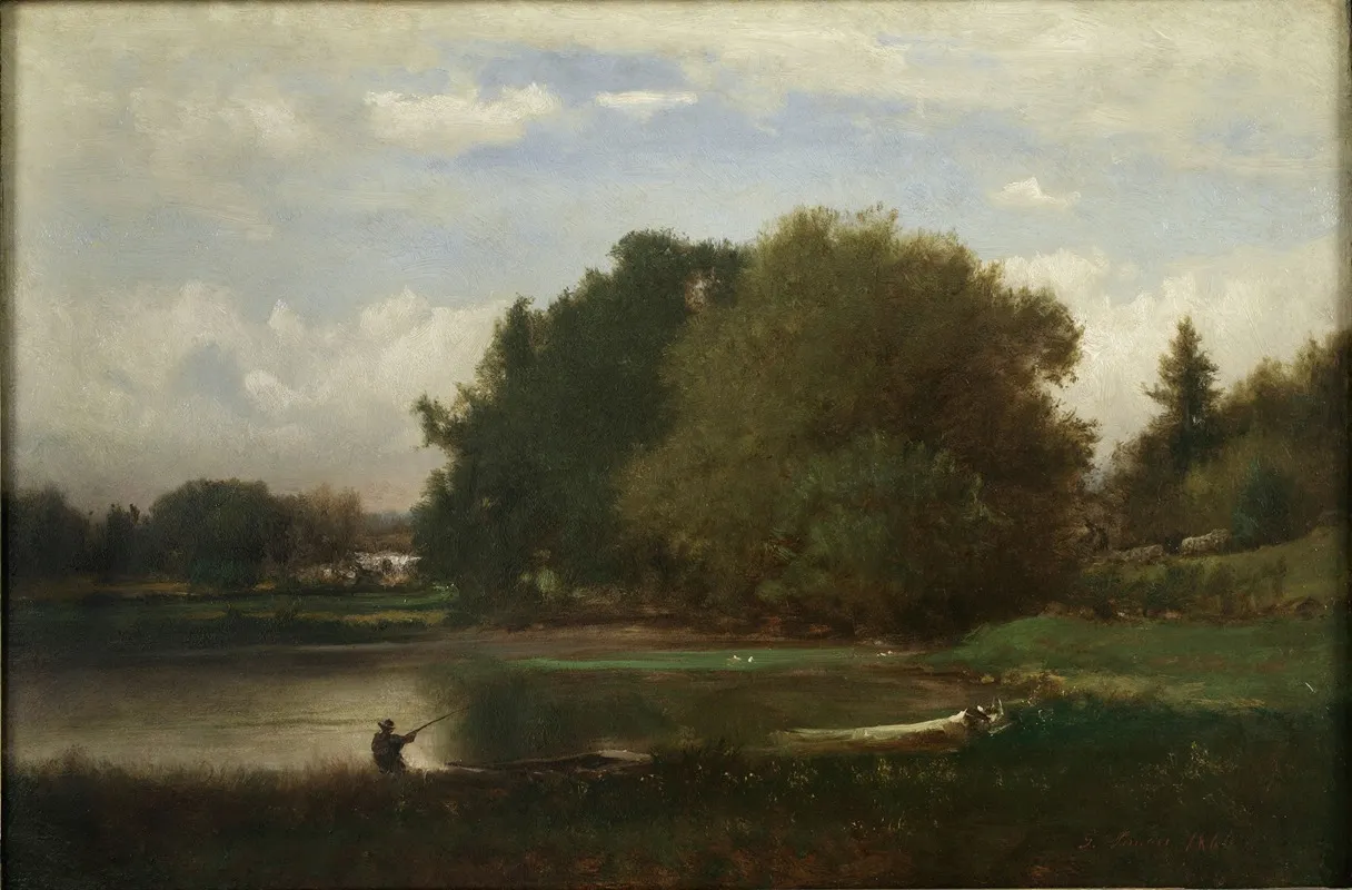 Landscape 274 by George Inness - Canvas Print