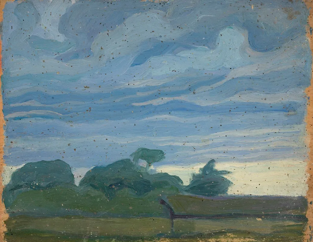 Landscape 277 by Jan Rembowski - Canvas Print