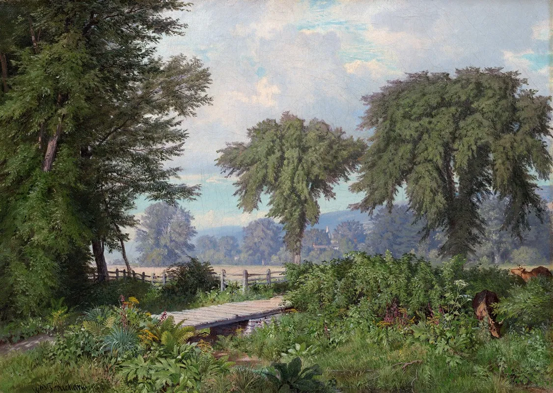 Landscape 27 by William Trost Richards - Canvas Print