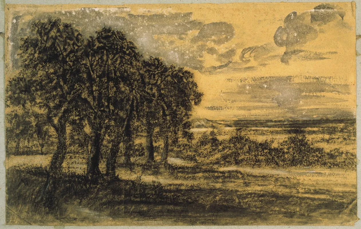 Landscape 300 by Georges Michel - Canvas Print