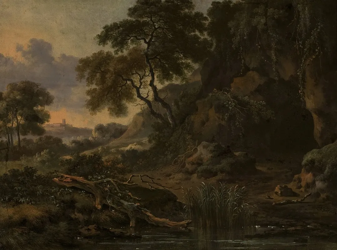 Landscape 303 by Jan Wijnants - Canvas Print