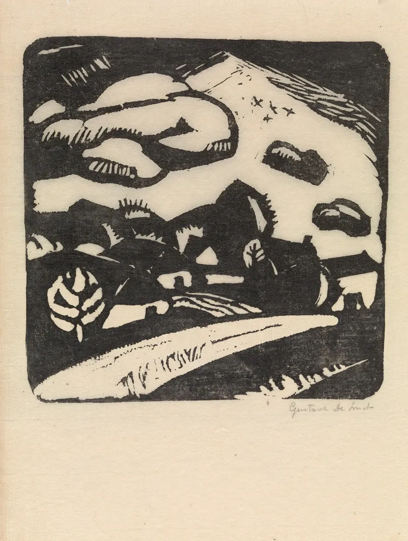 Landscape 313 by Gustave De Smet - Canvas Print