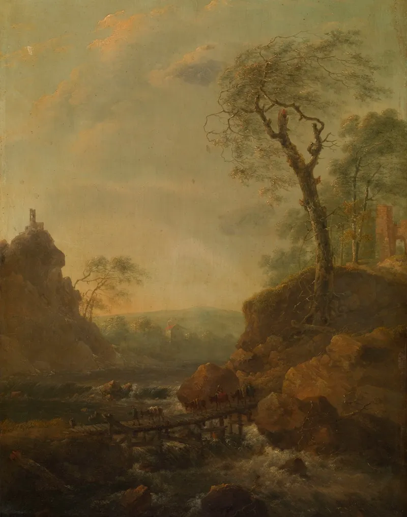 Landscape 322 by Adam Pynacker - Canvas Print
