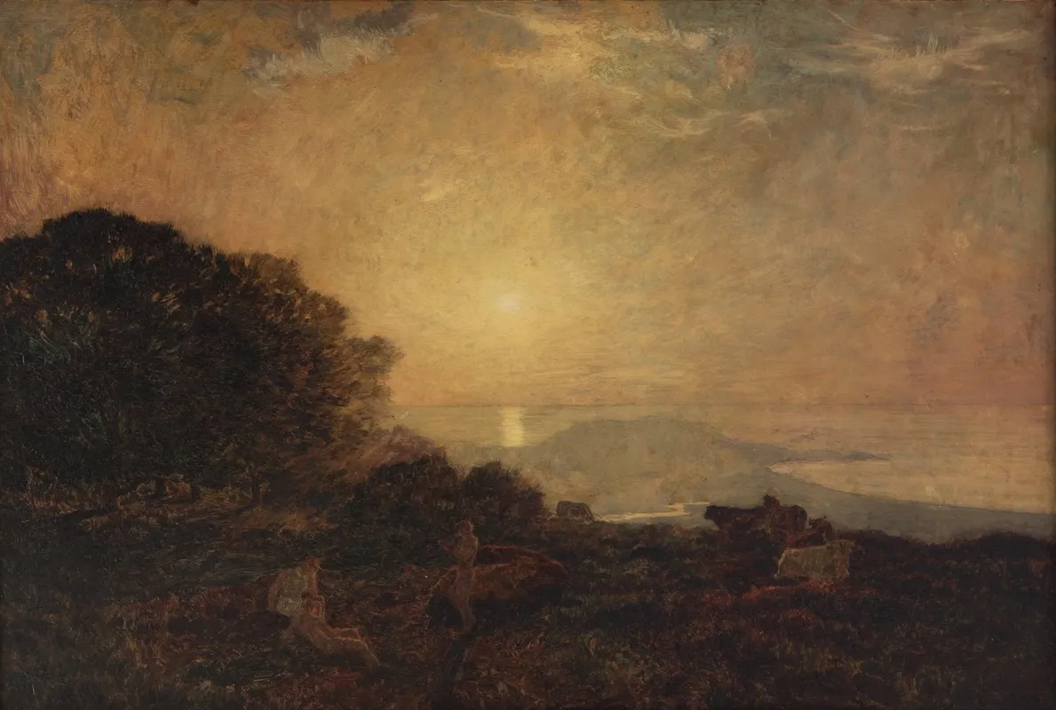 Landscape 331 by Émile-René Ménard - Canvas Print