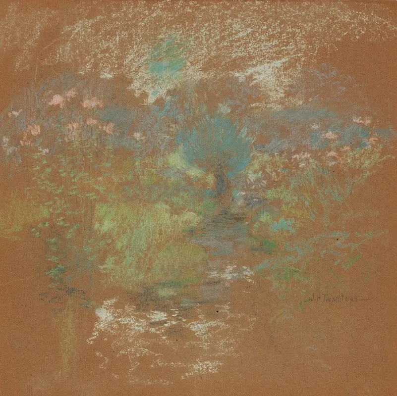 Landscape 411 by John Henry Twachtman - Canvas Print