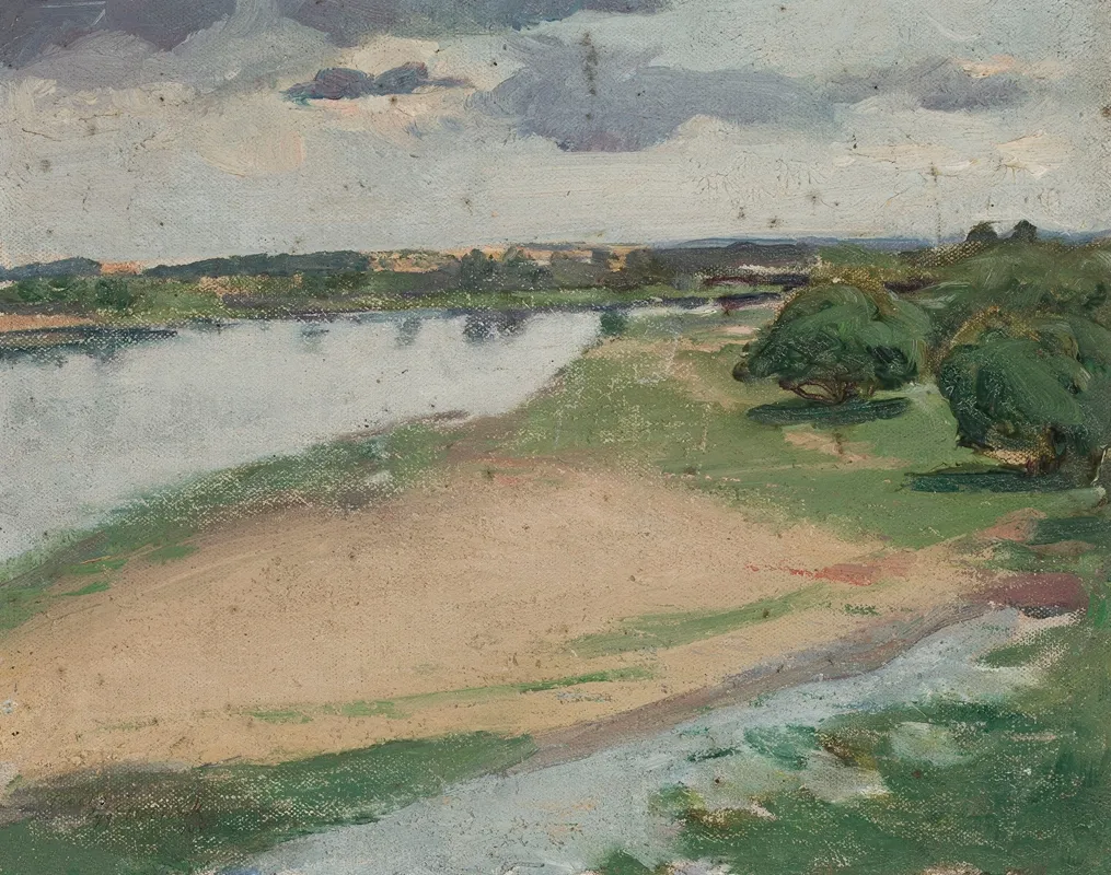 Landscape 501 by Zygmunt Dworzaczek - Canvas Print