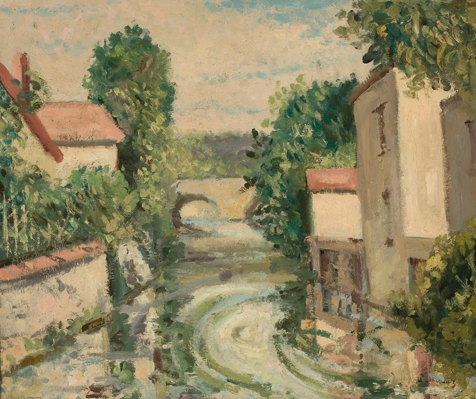 Landscape 506 by Józef Pankiewicz - Canvas Print