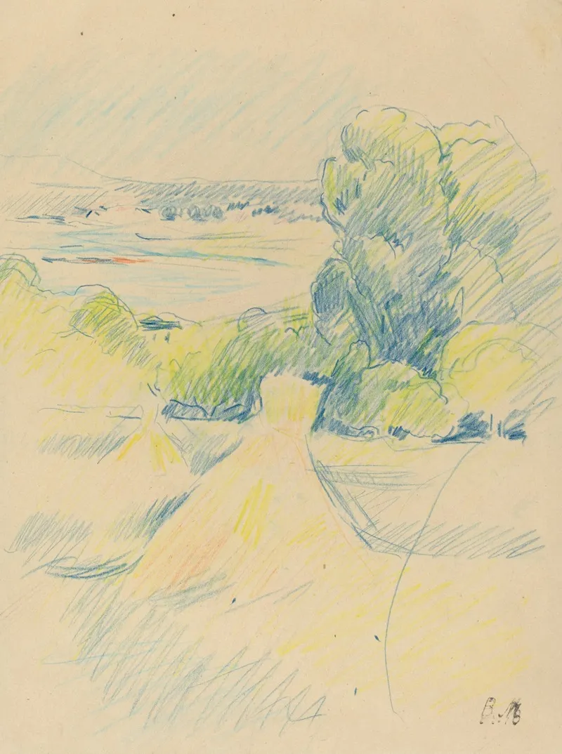 Landscape 50 by Berthe Morisot - Canvas Print