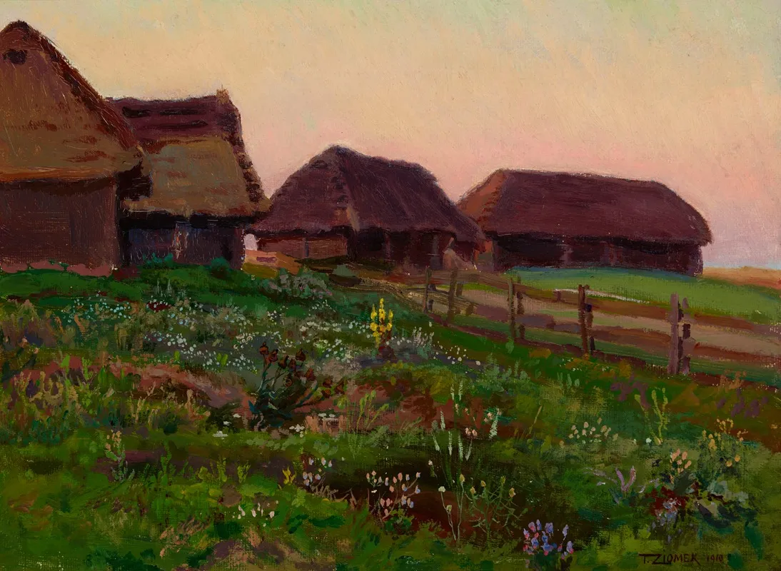 Landscape 510 by Teodor Ziomek - Canvas Print