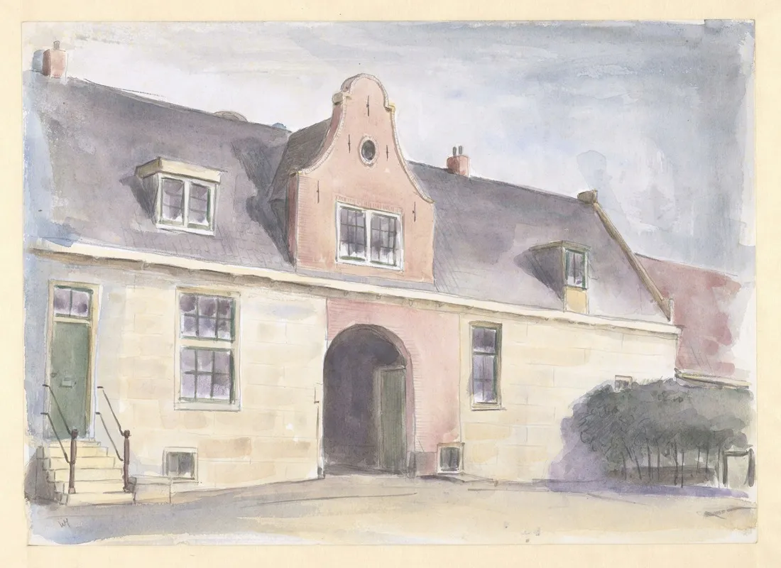 Landscape 535 by Wim Hagemans - Canvas Print