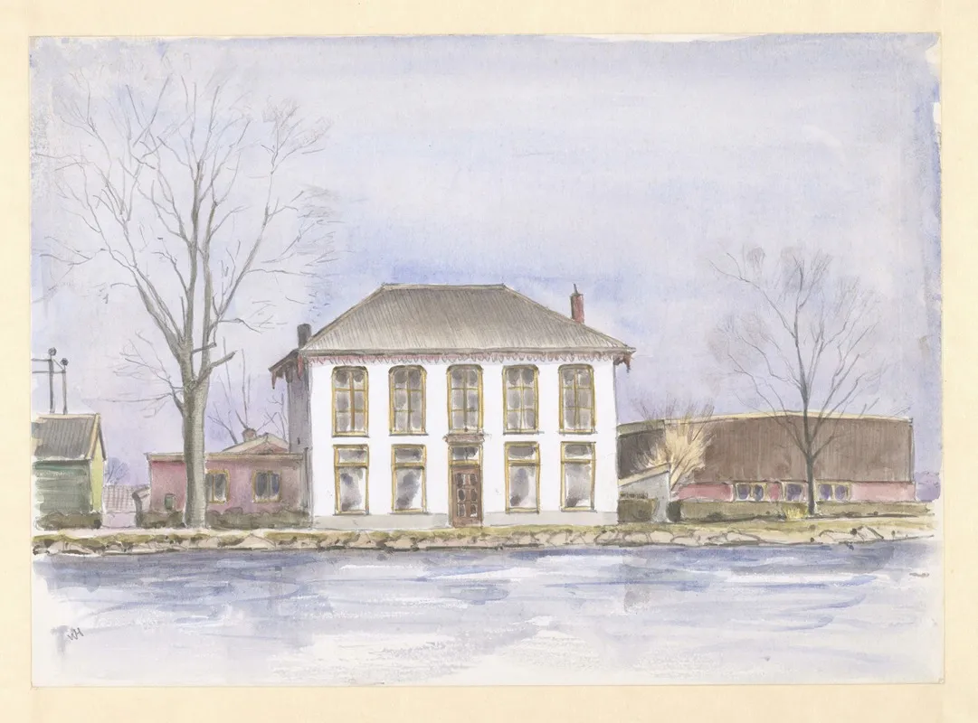 Landscape 538 by Wim Hagemans - Canvas Print