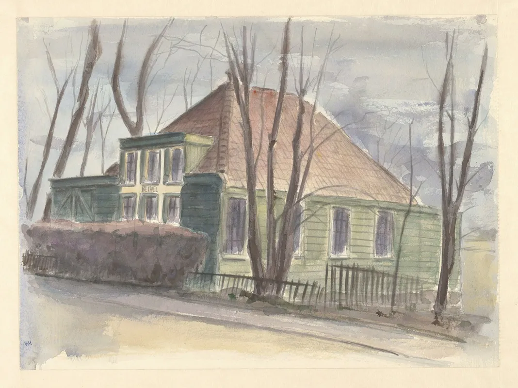 Landscape 540 by Wim Hagemans - Canvas Print