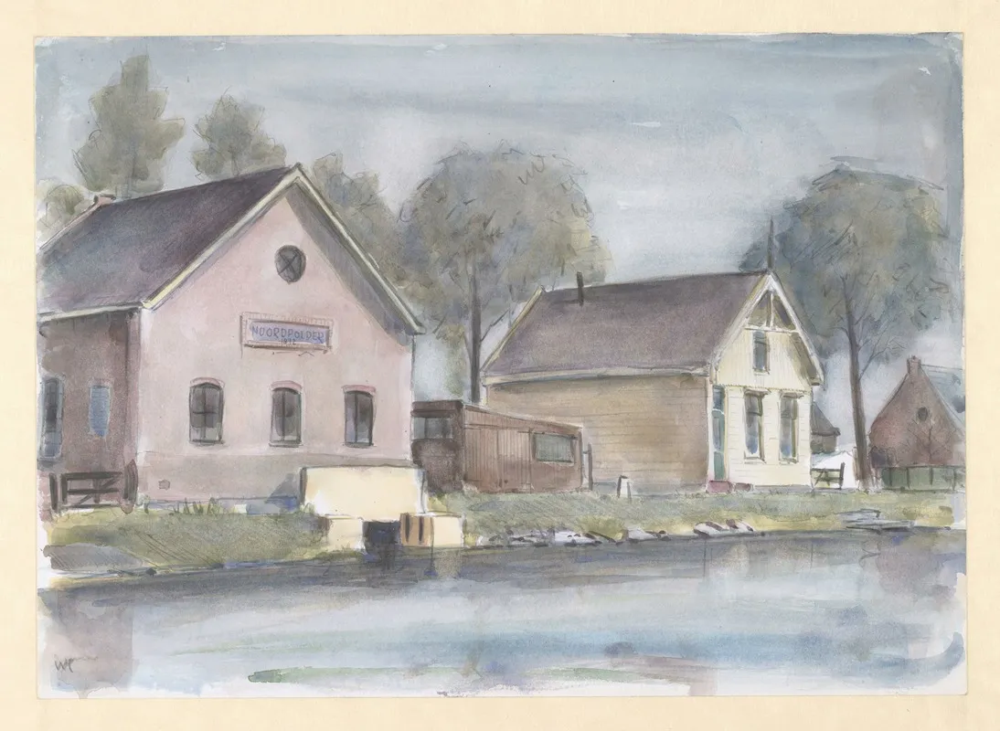 Landscape 542 by Wim Hagemans - Canvas Print