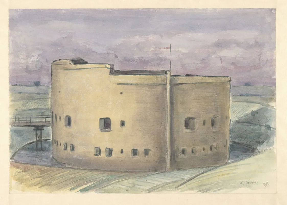 Landscape 543 by Wim Hagemans - Canvas Print