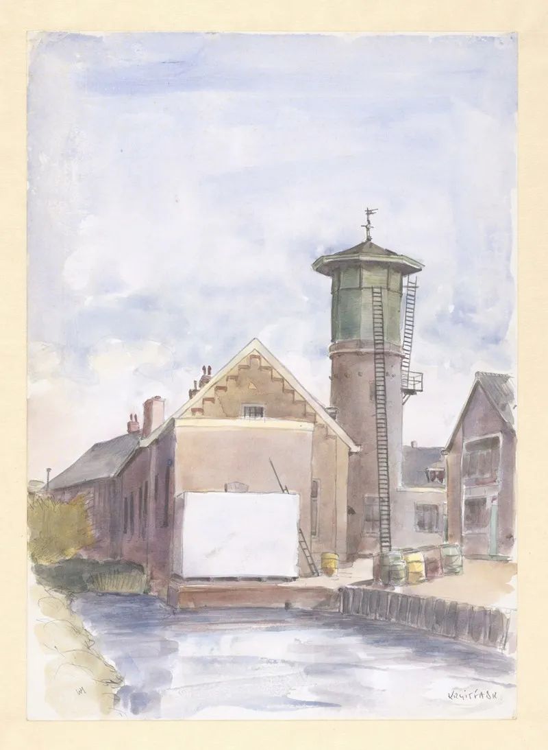 Landscape 545 by Wim Hagemans - Canvas Print