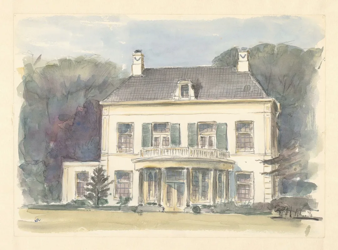 Landscape 546 by Wim Hagemans - Canvas Print