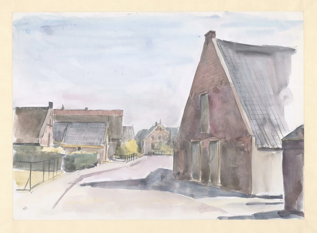 Landscape 548 by Wim Hagemans - Canvas Print