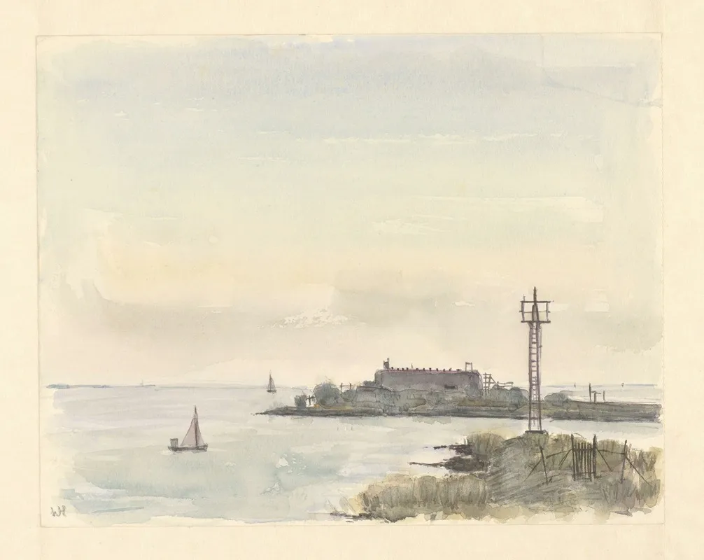 Landscape 550 by Wim Hagemans - Canvas Print