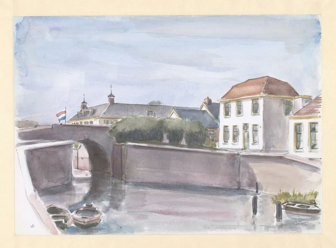 Landscape 552 by Wim Hagemans - Canvas Print