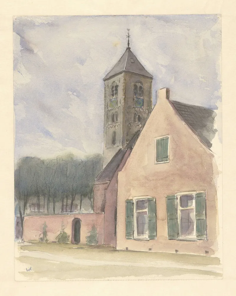 Landscape 553 by Wim Hagemans - Canvas Print