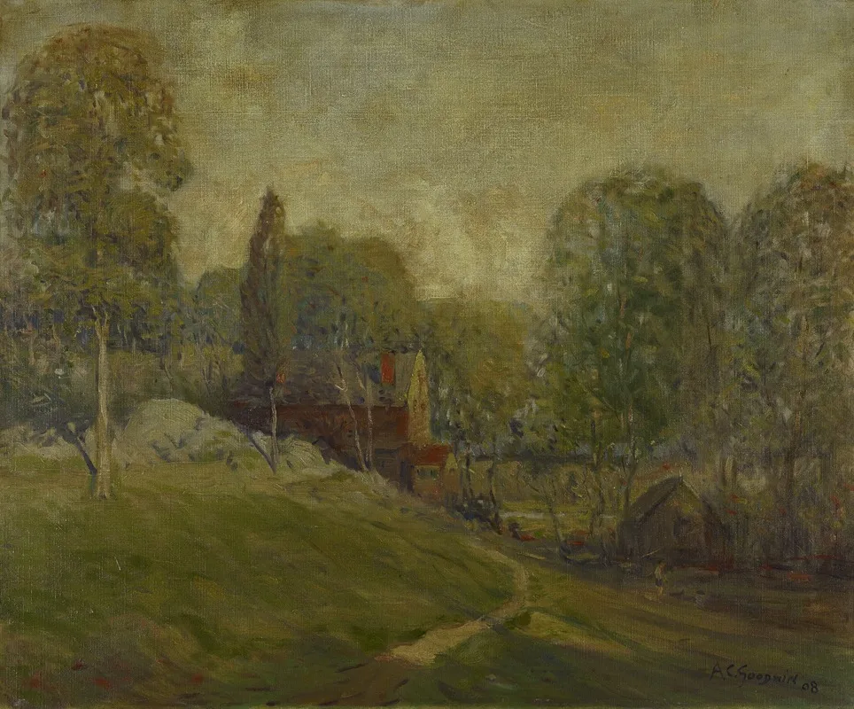 Landscape 564 by Arthur Clifton Goodwin - Canvas Print