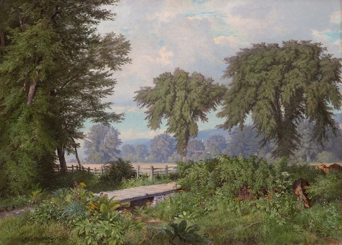 Landscape 75 by William Trost Richards - Canvas Print