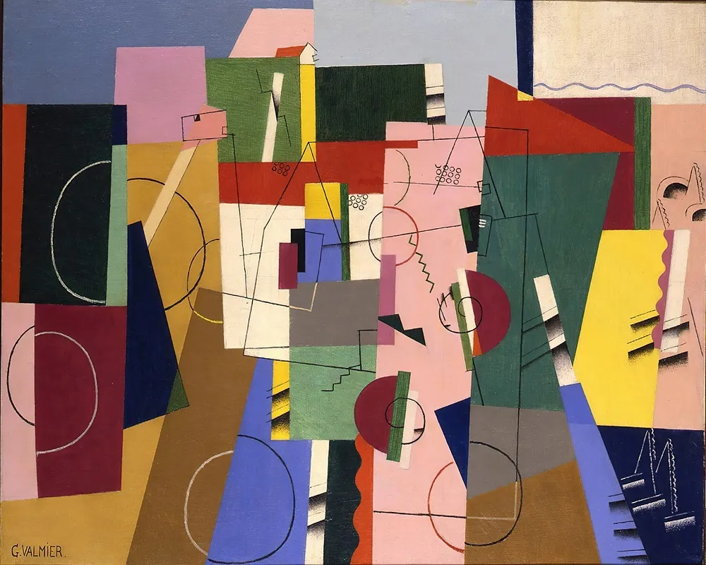 Landscape 93 by Georges Valmier - Canvas Print