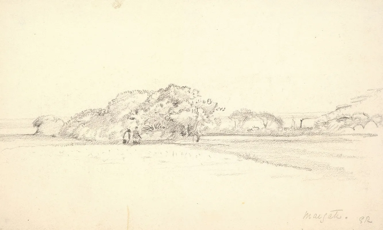 Landscape At Margate by George Richmond - Canvas Print