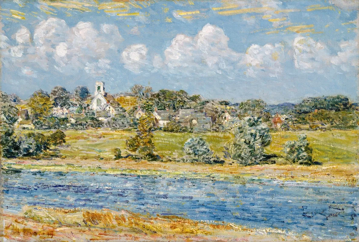Landscape At Newfields New Hampshire