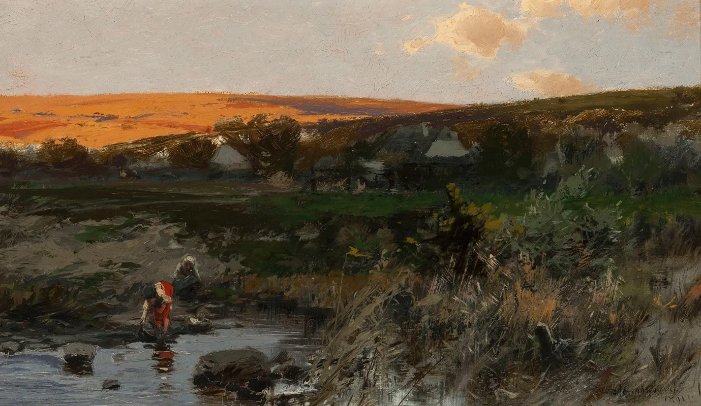 Landscape At Sunset 8
