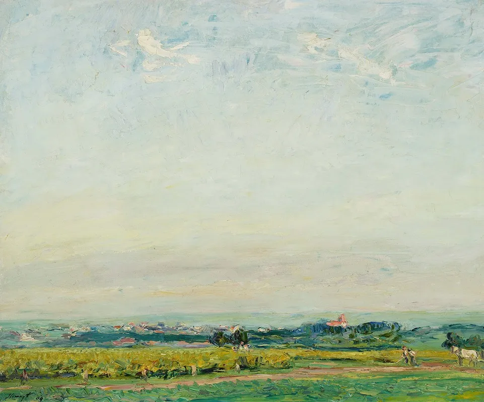 Landscape From Palatinate by Max Slevogt - Canvas Print