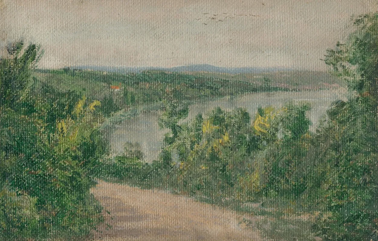 Landscape From The Basin Of The Danube