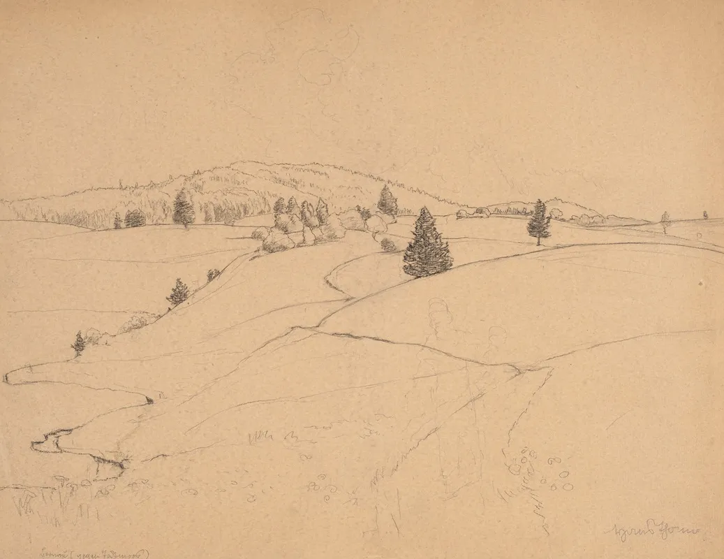 Landscape From The Surroundings Of Bernau In The Black Forest