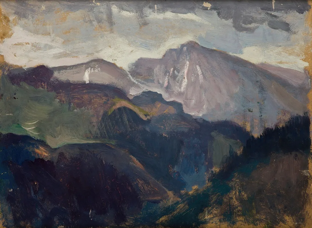 Landscape From The Tatra Mountains by Jan Stanisławski - Canvas Print