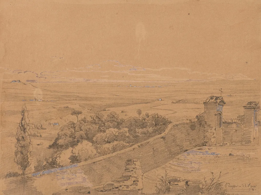 Landscape From The Vicinity Of Palestrina