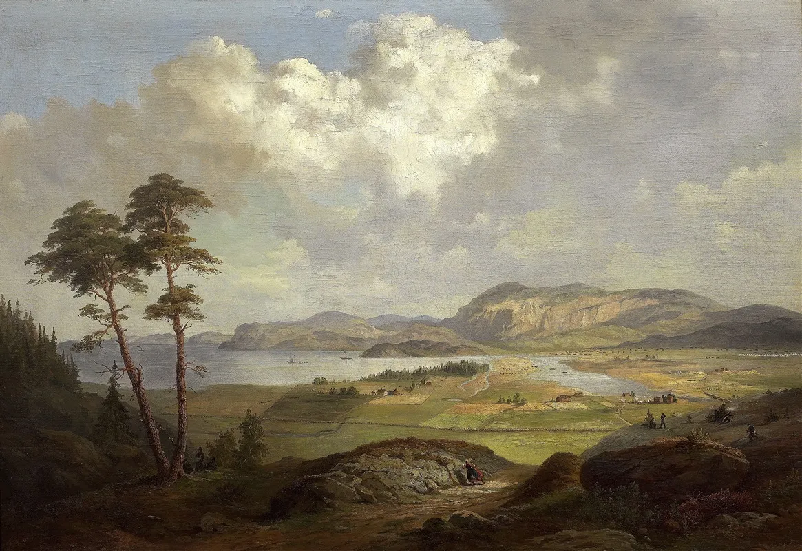 Landscape From Trondelagen by Charles XV of Sweden - Canvas Print
